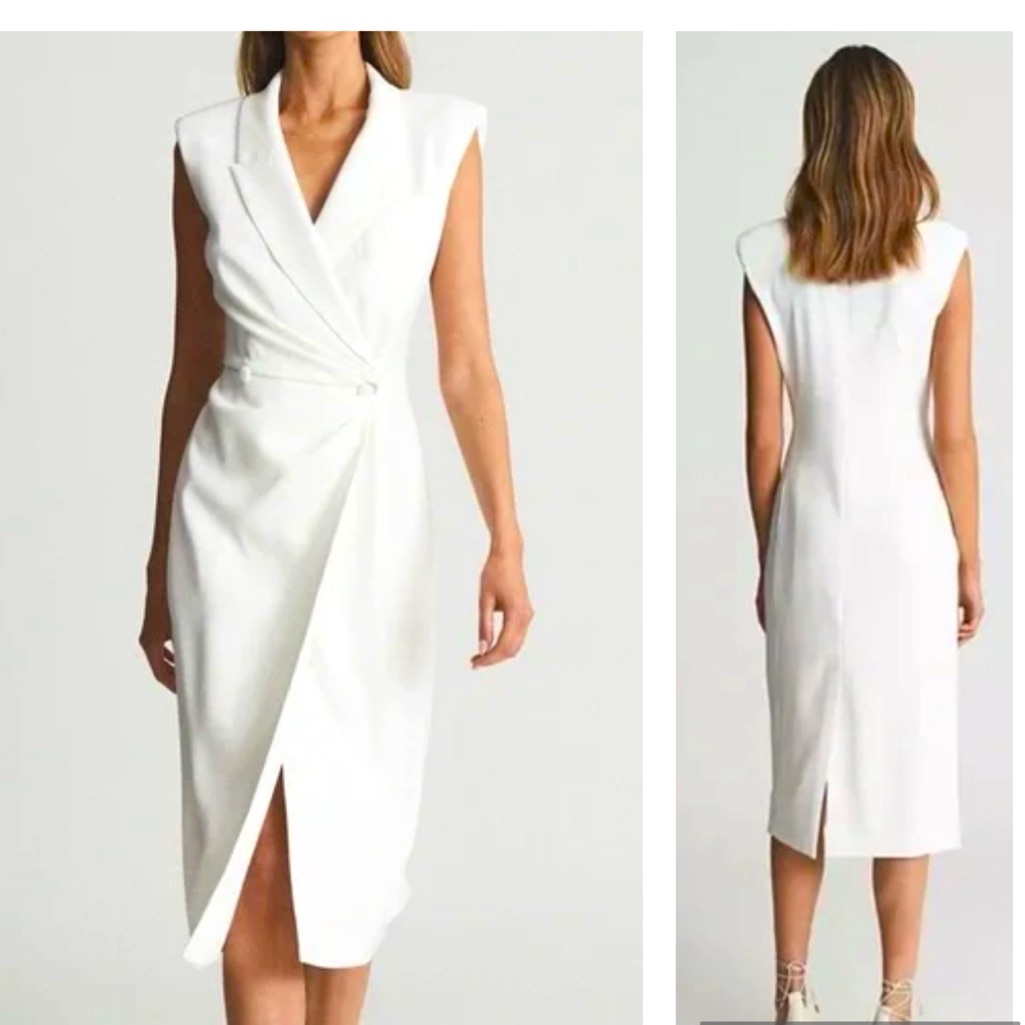 Reiss Cecile Double Breasted Blazer Sheath Dress